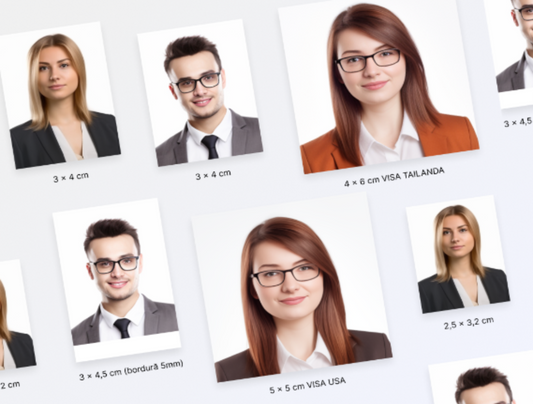 Colaj de poze de acte in diferite formate