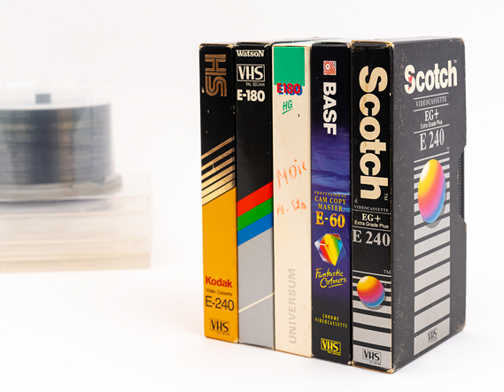 imagine de prezentare cu casete video VHS